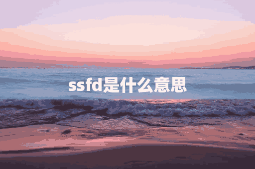 ssfd是什么意思